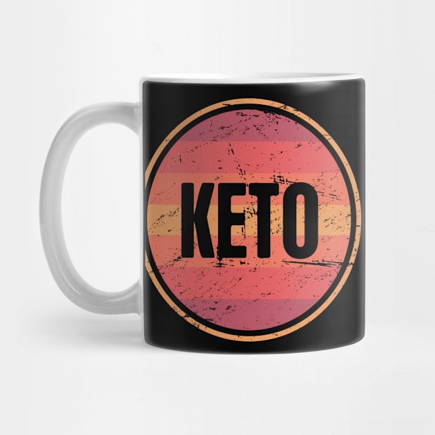 Retro Vintage Keto Graphic by MeatMan